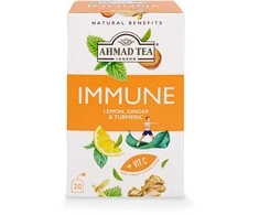 Ahmad Tea Natūrali arbata ''Immune'', vokeliuose su siūlu, 20 vnt.
