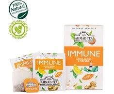 Ahmad Tea Natūrali arbata ''Immune'', vokeliuose su siūlu, 20 vnt.