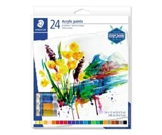 Akriliniai dažai STAEDTLER, 24 vnt.