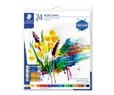 Akriliniai dažai STAEDTLER, 24 vnt.