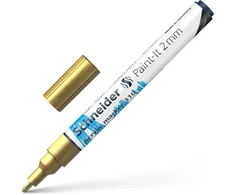 Akrilinis žymeklis SCHNEIDER Paint-it 310, 2 mm, auksinė sp.