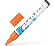 Akrilinis žymeklis SCHNEIDER Paint-it 320, 4 mm, oranžinė sp.
