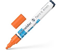 Akrilinis žymeklis SCHNEIDER Paint-it 320, 4 mm, oranžinė sp.