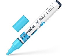 Akrilinis žymeklis SCHNEIDER Paint-it 320, 4 mm, pastelinė mėlyna sp.