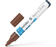 Akrilinis žymeklis SCHNEIDER Paint-it 320, 4 mm, ruda sp.