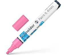 Akrilinis žymeklis SCHNEIDER Paint-it 320, 4 mm, pastelinė rožinė sp.