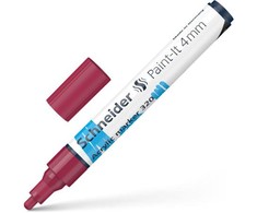 Akrilinis žymeklis SCHNEIDER Paint-it 320, 4 mm, bordo sp.