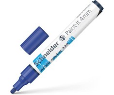 Akrilinis žymeklis SCHNEIDER Paint-it 320, 4 mm, mėlyna sp.