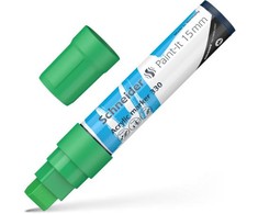 Akrilinis žymeklis SCHNEIDER Paint-it 330, 15 mm, žalia sp.