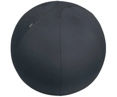 Aktyvaus sėdėjimo kamuolys Leitz Ergo, su apsauga nuo nuriedėjimo, 65cm skersmens, tamsiai pilkos sp