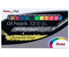 Aliejinės kreidelės PENTEL Arts, 12 vnt.