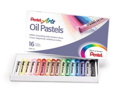 Aliejinės kreidelės PENTEL ARTS, 16 spalvų