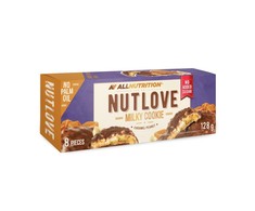 Allnutrition Sausainiai NUT LOVE su karamele ir žemės riešutais, aplieti pieniniu šokoladu, 128 g