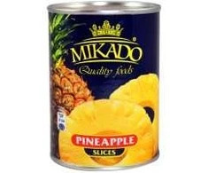 Ananasų griežinėliai MIKADO, 565 g / 340 g