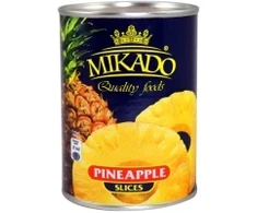 Ananasų griežinėliai MIKADO, 565 g / 340 g