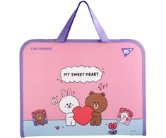 Aplankas su užtrauktuku Yes Line Friends Choco and Cony FC