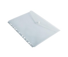 Aplankas (vokas) su spaustuku ir europerforacija PANTA PLAST, A4, PP