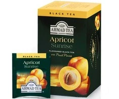 Juodoji arbata Ahmad Apricot, 20x2g