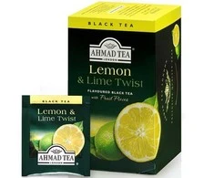 Juodoji arbata Ahmad Lemon, 20x2g