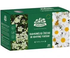 Acorus Calamus Žolynėlis žolelių arbata ramunėlių žiedai ir kmynų vaisiai, 24g (1,2x20)