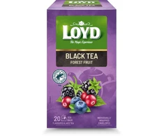 Aromatizuota juodoji arbata LOYD, miško uogų skonio, 20 x 1.7g