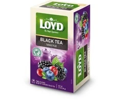 Aromatizuota juodoji arbata LOYD, miško uogų skonio, 20 x 1.7g