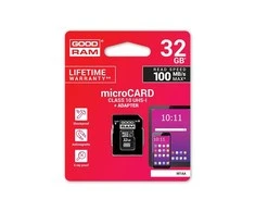 Atminties kortelė GOODRAM 32 GB Micro SDHC class 10 UHS I, su adapteriu