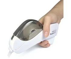 Automatinis lipnios juostos laikiklis Rapesco SupaCut™ su 2 lipnios juostos ritinėliais, baltas