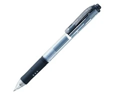 Automatinis rašiklis PENTEL HYBRID GEL GRIP K157, 0,7 mm., juoda