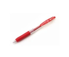 Automatinis rašiklis ZEBRA SARASA CLIP, 0,5 mm, raudona
