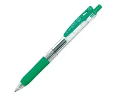 Automatinis rašiklis ZEBRA SARASA CLIP, 0,5 mm, žalia