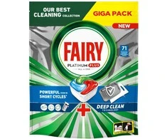 Automatinių indaplovių kapsulės FAIRY Platinum+ Deep Clean, 71vnt