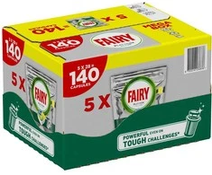 Automatinių indaplovių kapsulės FAIRY Platinum Lemon, 140 vnt.