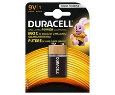 Baterijos DURACELL 9V, LR61, 1vnt