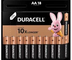 Baterijos DURACELL AA, LR6 18 vnt.