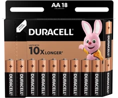 Baterijos DURACELL AA, LR6 18 vnt.