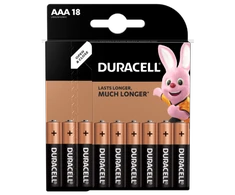 Baterijos DURACELL AAA, LR03 18 vnt