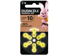 Baterijos klausos aparatui DURACELL 10 PR70, 6 vnt