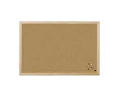 Kamštinė lenta BI-OFFICE BIUDŽETAS 60x45, pušies rėmas
