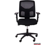 Sunflex Biuro kėdė SUN-FLEX OFFICECHAIR su tinkeliu, juoda