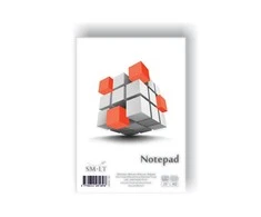 Bloknotas klijuotas SMLT, A5, 50 lapų, langeliais