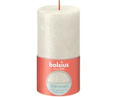 Bolsius Žvakė - cilindras RUSTIC, dramblio kaulo, D 6,8 cm, H 13 cm, vnt