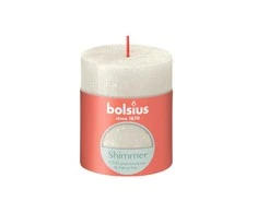 Bolsius Žvakė - cilindras RUSTIC, dramblio kaulo, D 6,8 cm, H 8 cm, vnt