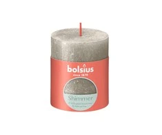 Bolsius Žvakė - cilindras RUSTIC, šampano, D 6,8 cm, H 8 cm, vnt
