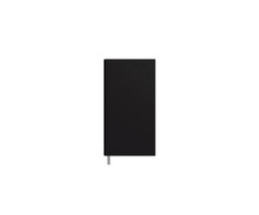 Timer Kalendorius MIDI 2026, 90 x 167 mm, PU, juoda