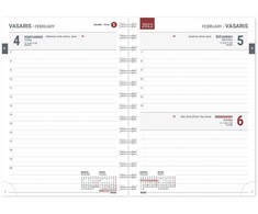 Buroodisain Vidaus blokas kalendoriui Kancleris Spirex Day 2023, A6+