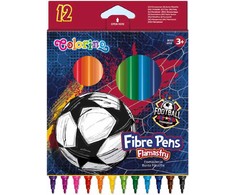 Colorino Flomasteriai 12 spalvų Football