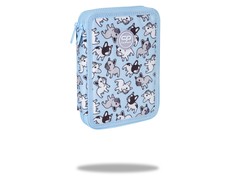 Cool Pack Forminis dviejų skyrių penalas su priedais CoolPack Jumper XL Cute Bulldogs