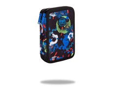 Cool Pack Forminis dviejų skyrių penalas su priedais CoolPack Football mėlynas