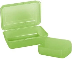 Cool Pack Pietų dėžutė, skaidri COOLPACK Žalias